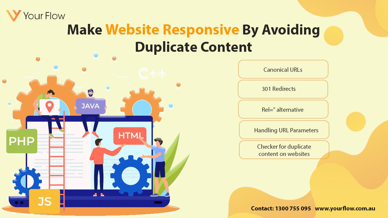 Make Website Responsive By Avoiding Duplicate Content